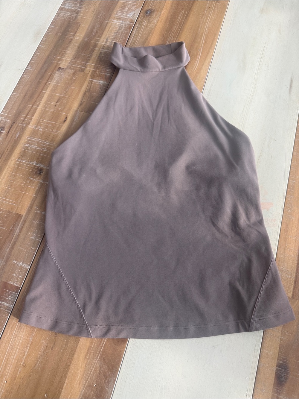 lululemon athletica High-Neck Tank in Taupe Brown